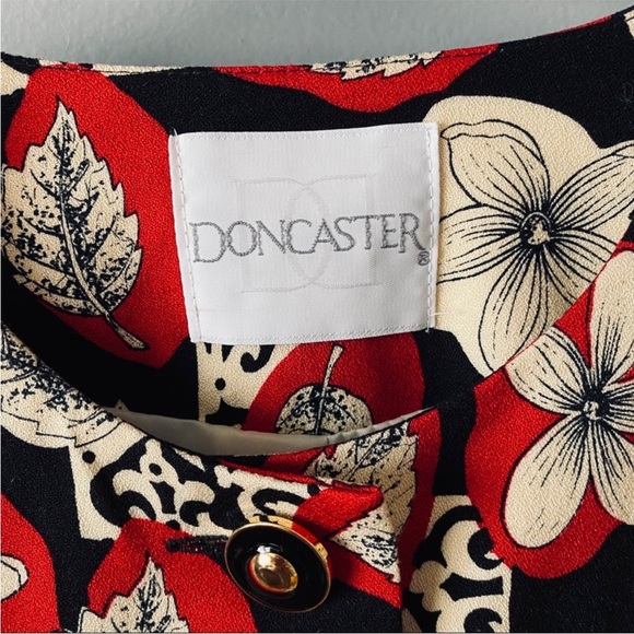 NWT Vintage Doncaster Floral print wool blazer - Picture 7 of 8